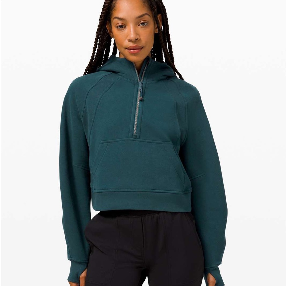 SOLD 1/2 Zip Oversized Scuba Hoodie Submarine